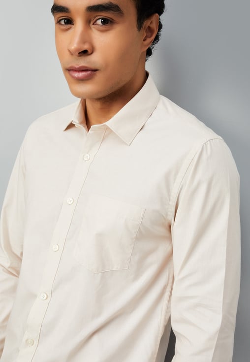 Maniac Men Cotton Linen Casual Shirt